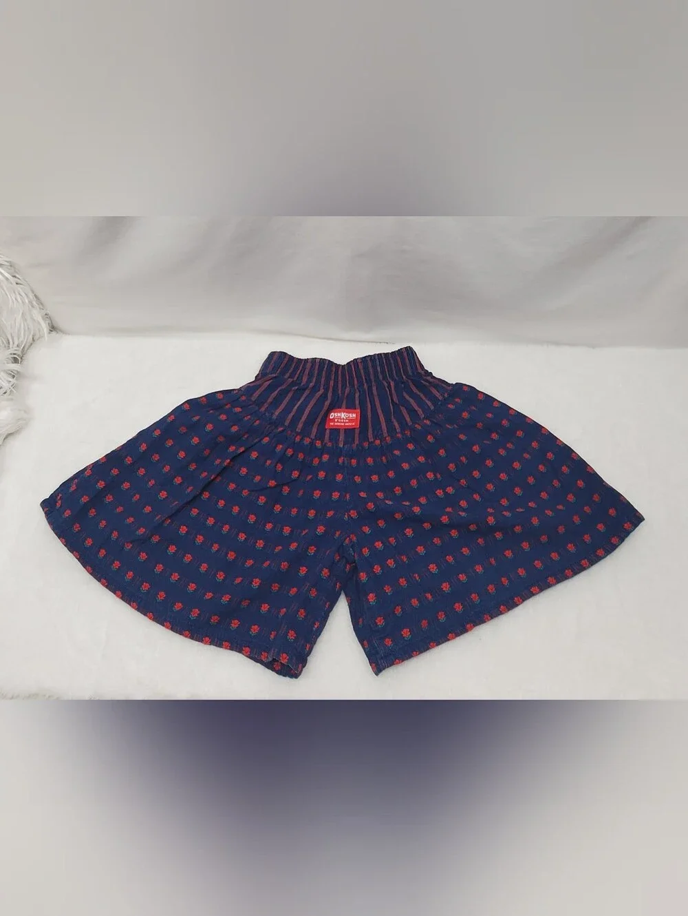Rare 90s 80s vintage y2k bubble shorts oshkosh floral rose print Boys/girls